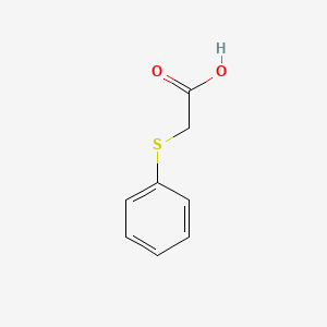 Chemical structure of (Phenylthio)acetic acid