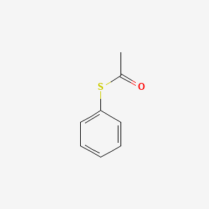 Chemical structure of S-Phenyl thioacetate