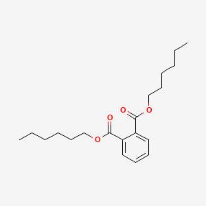 Chemical structure of Dihexyl phthalate