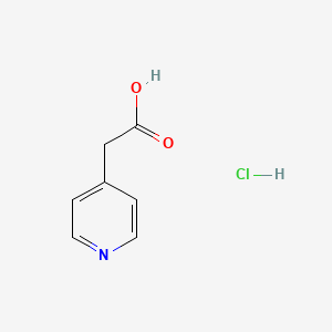 Chemical structure of 4-Pyridineacetic Acid Hydrochloride