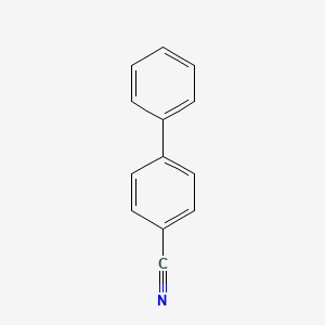 Chemical structure of 4-Phenylbenzonitrile