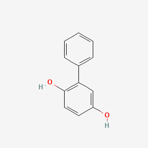 Chemical structure of Phenylhydroquinone