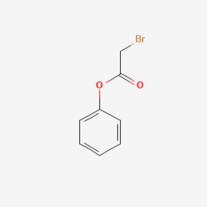Chemical structure of Phenyl bromoacetate