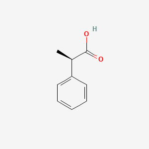 Chemical structure of 2-Phenylpropionic acid