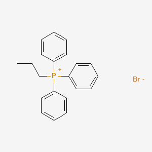 Chemical structure of n-Propyltriphenylphosphonium bromide