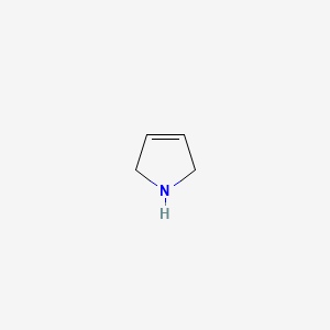 Chemical structure of 3-Pyrroline (contains Pyrrolidine)