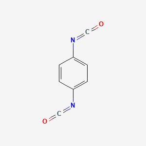 Chemical structure of 1,4-Diisocyanatobenzene