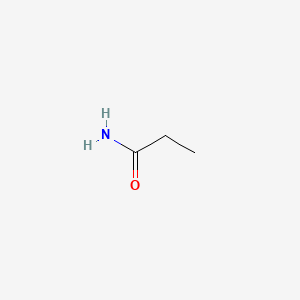 Chemical structure of Propionamide