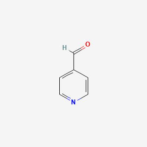 Chemical structure of 4-Pyridinecarboxaldehyde