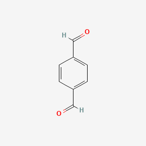 Chemical structure of p-phthalaldehyde