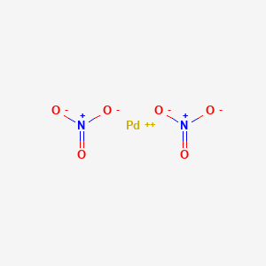 Chemical structure of Palladium nitrate dihydrate