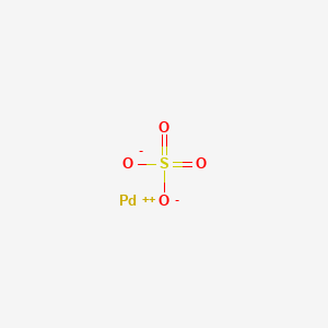 Chemical structure of Palladium sulfate dihydrate