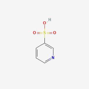 Chemical structure of 3-Pyridinesulfonic acid