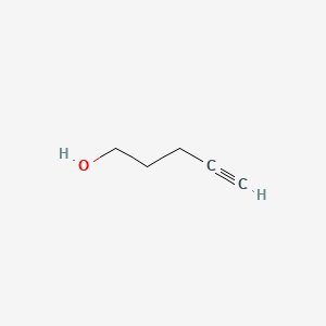 Chemical structure of 4-Pentyn-1-ol