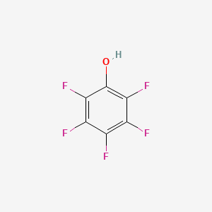 Chemical structure of Pentafluorophenol