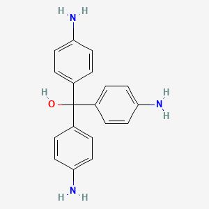 Chemical structure of Pararosaniline Base