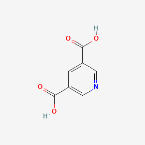 Chemical structure of 3,5-Pyridinedicarboxylic acid