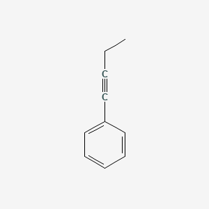 Chemical structure of 1-Butynylbenzene