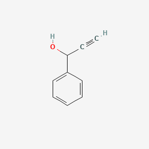 Chemical structure of 1-Phenyl-2-propyn-1-ol