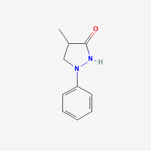 Chemical structure of Phenidone B