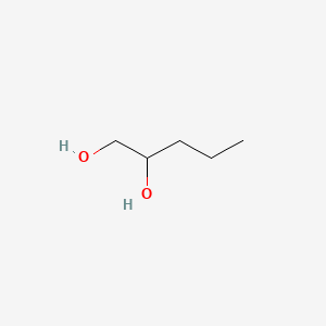 Chemical structure of 1,2-Pentanediol