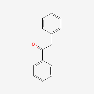 Chemical structure of 2-Phenylacetophenone
