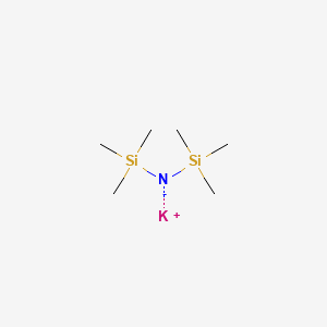 Chemical structure of Potassium bis(trimethylsilyl)amide