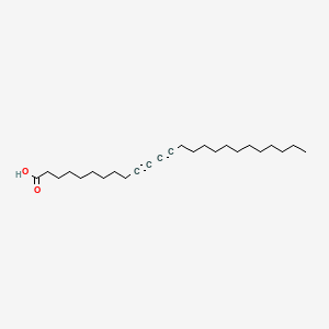 Chemical structure of 10,12-Pentacosadiynoic acid
