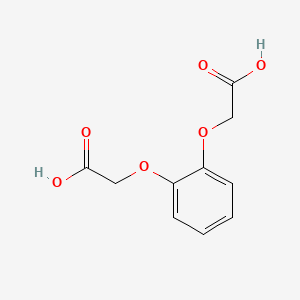 Chemical structure of o-Phenylenedioxydiacetic acid