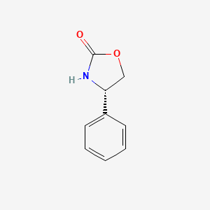 Chemical structure of (S)-(+)-4-Phenyl-2-oxazolidinone