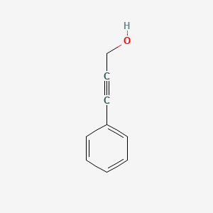 Chemical structure of 3-Phenyl-2-propyn-1-ol