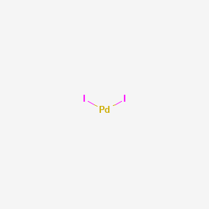 Chemical structure of Palladium iodide