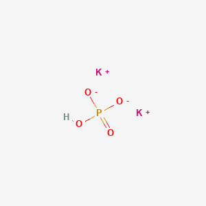 Chemical structure of Potassium phosphate dibasic anhydrous
