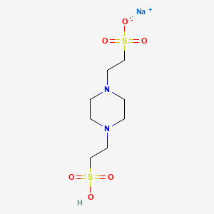 Chemical structure of PIPES Monosodium salt