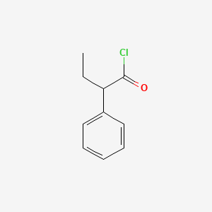 Chemical structure of 2-Phenylbutyryl chloride