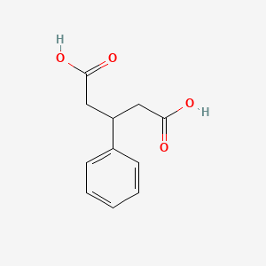Chemical structure of 3-Phenylglutaric acid
