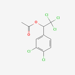 Chemical structure of (+-)-Acetofenate