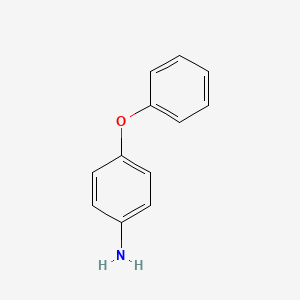 Chemical structure of 4-Phenoxyaniline