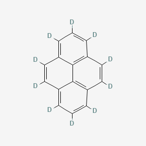 Chemical structure of Pyrene-d10