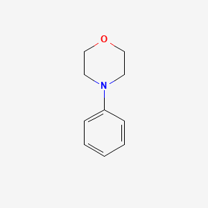 Chemical structure of 4-Phenylmorpholine