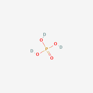 Chemical structure of Phosphoric acid-d3 solution