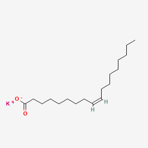Chemical structure of Potassium oleate