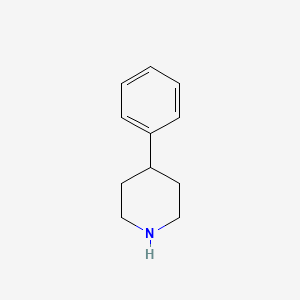 Chemical structure of 4-Phenylpiperidine