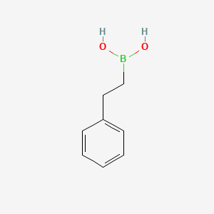Chemical structure of Phenylethane Boronic Acid