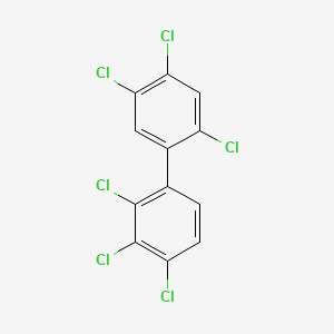 Chemical structure of PCB138 in Octane