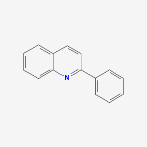 Chemical structure of 2-Phenylquinoline