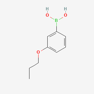 Chemical structure of 3-Propoxyphenylboronic acid