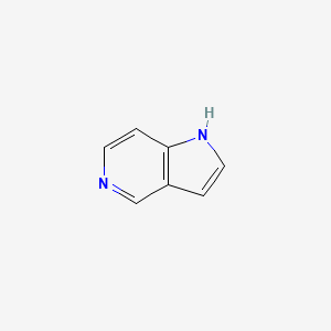 Chemical structure of 5-Azaindole