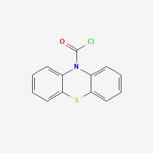 Chemical structure of Phenothiazine-10-carbonyl chloride