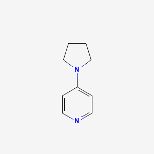 Chemical structure of 4-Pyrrolidinopyridine